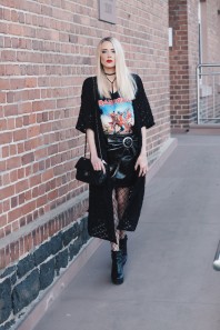 Schwarze Strumpfhose kombinieren: 'Netzstrumpfhose' (Damen, Strümpfe, schwarz, Bilder) | Style my Fashion