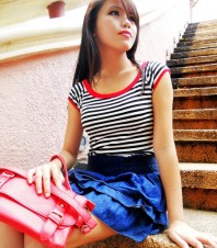 Kurzes Marinekleid | Red Marine | Style my Fashion