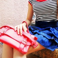 Rote Ledertasche | Red Marine | Style my Fashion
