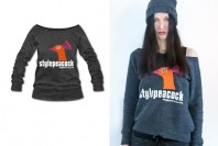 Mein Off Shoukder stylepeacock Sweater