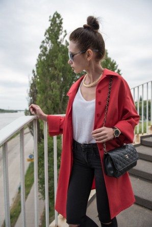Red coat - Porcelanna (Freizeit & Streetwear, Bilder) | Style my Fashion