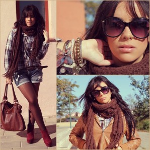 Brown & burgundy | Style my Fashion