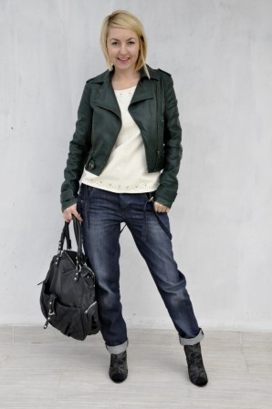 green jacket | Style my Fashion