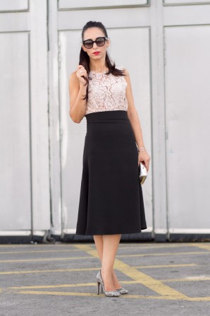 LADY LACE and MIDI SKIRT