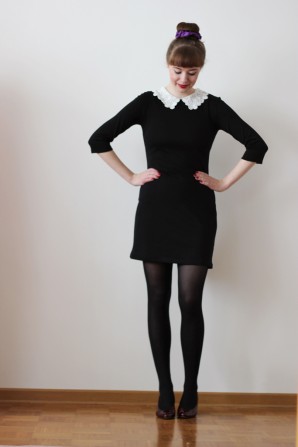 Preppy black dress