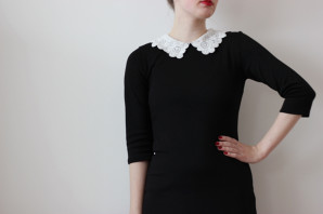 Preppy black dress