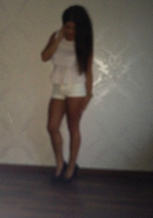All in white