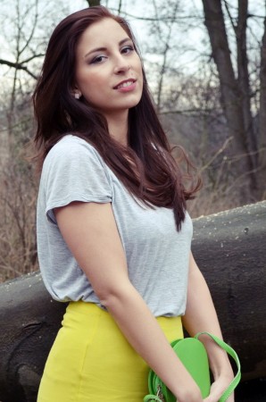 grey + yellow
