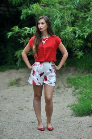Klatschmohnprint und Erdbeerrot | Style my Fashion