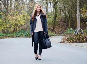 leather and pastel | Style my Fashion