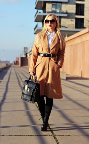 Camel coat - Say me Justine (Freizeit & Streetwear, Bilder) | Style my Fashion