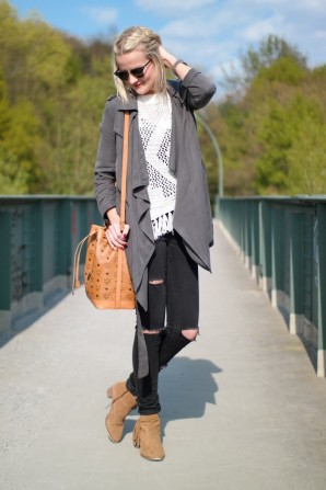 Fringe Knit and MCM Bucket Bag - fashionargument (Freizeit & Streetwear, Bilder) | Style my Fashion