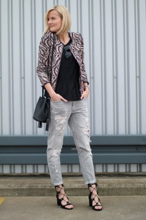 Boucle Blazer and Laced Pumps - fashionargument (Freizeit & Streetwear, Bilder) | Style my Fashion