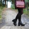 Burgundy Dress and Parka | Style my Fashion