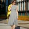 office look: yellow and gray | Style my Fashion