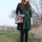 Emerald green dress