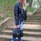 Leather and Boyfriend Jeans.