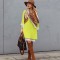 Lime dress &amp; brown boots - Say me Justine (Freizeit & Streetwear, Bilder) | Style my Fashion