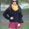 Foto: K. Podgórska Tartan skirt & over the knee boots - Porcelanna (Freizeit & Streetwear, Bilder) | Style my Fashion