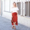 MIDISKIRT | RUSTY RED | Style my Fashion