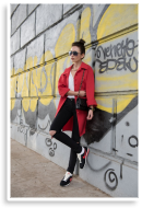 red coat | Style my Fashion