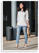 Pearls, pumps and denim | Style my Fashion