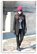 stripes and red beanie  | Style my Fashion