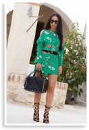 ORIENTAL GREEN DRESS | Style my Fashion