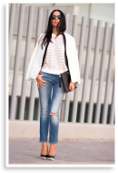 TWO-TONED BLAZER and JEANS | Style my Fashion