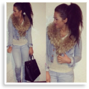 JeansDenim with Fur | Style my Fashion