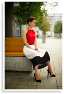 two toned pleated skirt | Style my Fashion