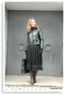 Champs Elysee - Vintage Spitze mit Lacklederjacke | Style my Fashion