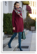 burgundy and green | Style my Fashion